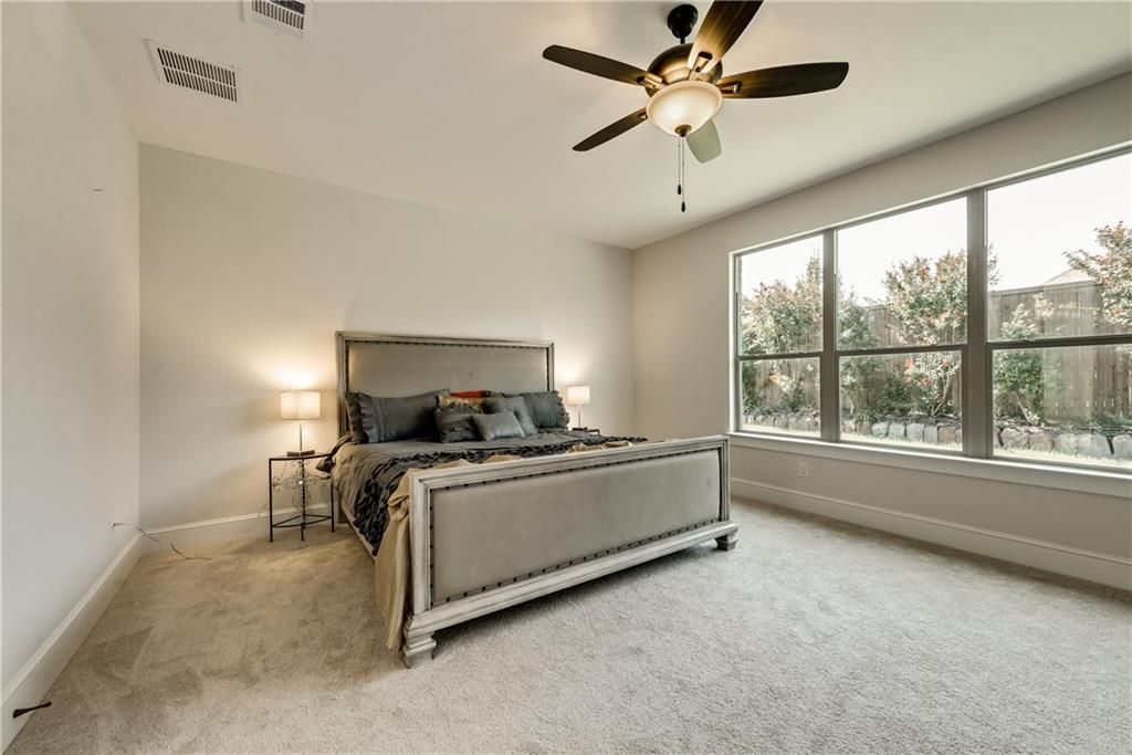 Master bedroom after rehab at Nottingham Ln